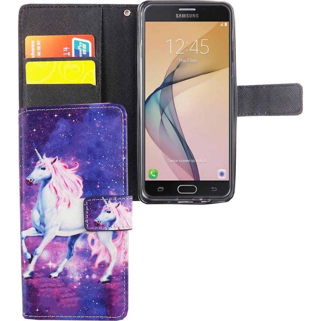König Design Schutz Handy Hülle für Samsung Galaxy J5 Prime Case Cover Tasche Wallet Etui Neu (Samsung Galaxy J5 Prime),...