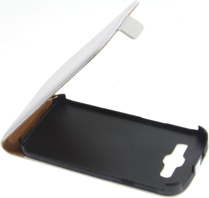 Productafbeelding OEM Slank lederen Flip Case voor S3 Galaxy I9300 - wit (Samsung Galaxy S III I9300)