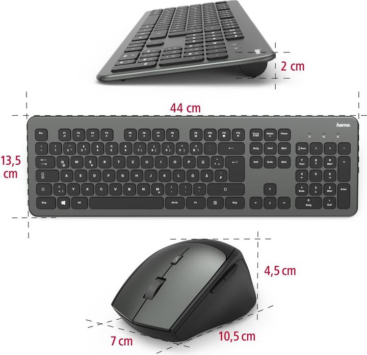 Actual product image Hama KMW-700 (DE, Wireless)