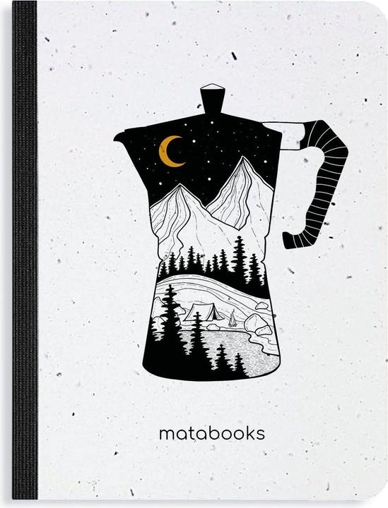 Produktbild Matabooks Nachhaltige Notizbücher A6 Samenbuch 'Coffee' (Blanko, Harter Einband)