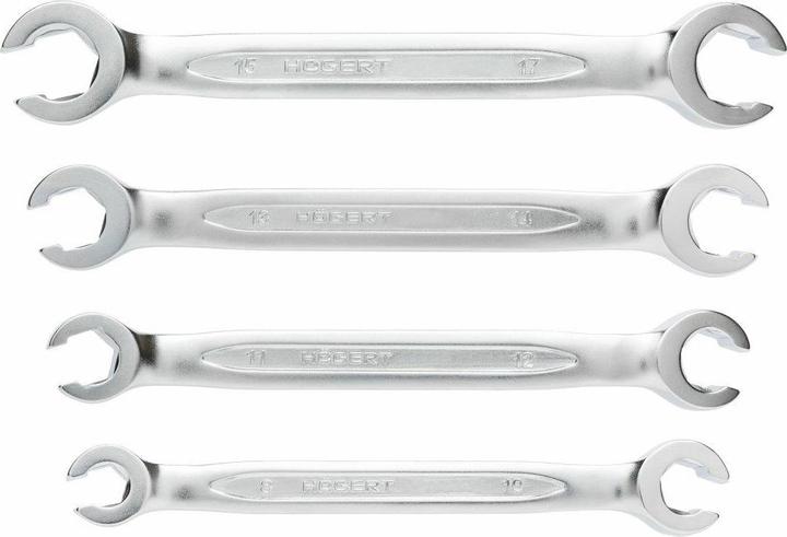 Productafbeelding Högert Half steeksleutelset, geslingerd, 4 stuks, 8-17 mm HT1W730 (12 mm, 14 mm, 16 mm, 10 mm, 17 mm, 11 mm, 15 mm, 8 mm, 9 mm, 13 mm)