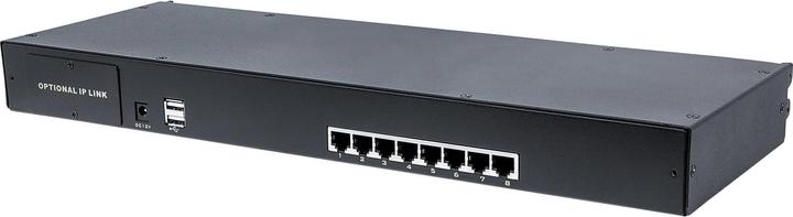 Image du produit Intellinet Commutateur KVM modulaire 8 ports avec interface Cat5/VGA A utiliser avec la console LCD rackable...