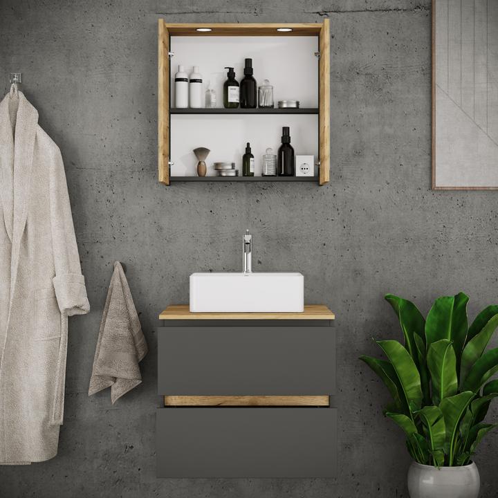 Produktbild VCM Badmöbel-Set mit Waschbecken Cosila-A 61