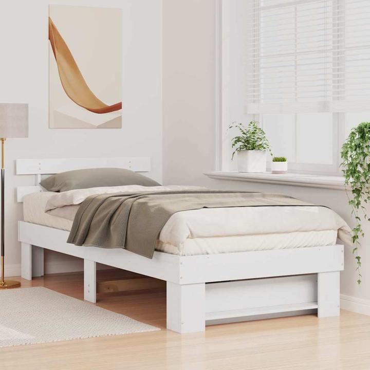 Actual product image vidaXL Platform bed (100 x 200 cm)