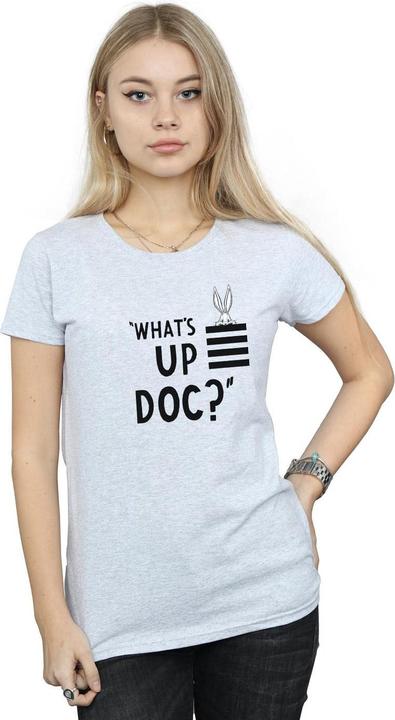 Image du produit Looney Tunes - T-shirt BUGS BUNNY WHAT'S UP DOC STRIPES - Femme (S)