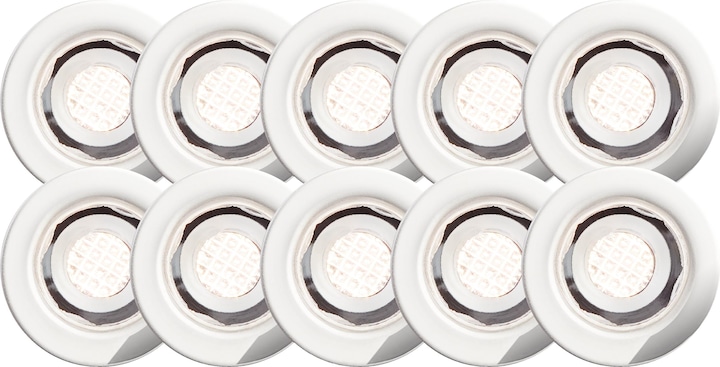 Actual product image Brilliant LED recessed luminaire set of 10 1.5 (9 lm)