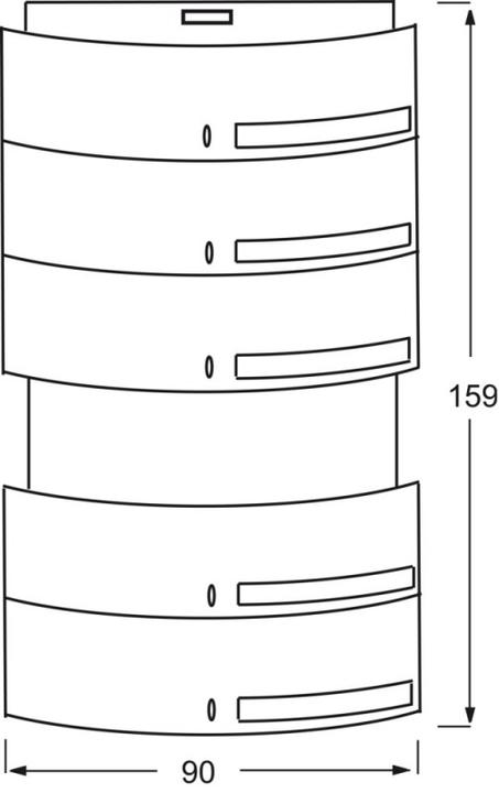 Produktbild Busch-Jaeger triton 5/10fach MF/IR
