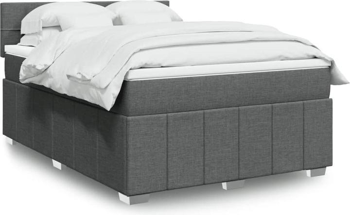 Produktbild VidaXL Bo x springbett mit Matratze 140 x 200 cm Stoff (140 x 200 cm, 140 x 200 cm)