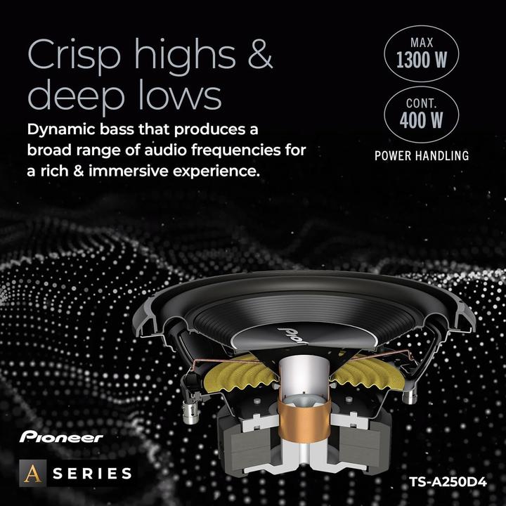 Actual product image Pioneer TS-A250D4 (1300 W)