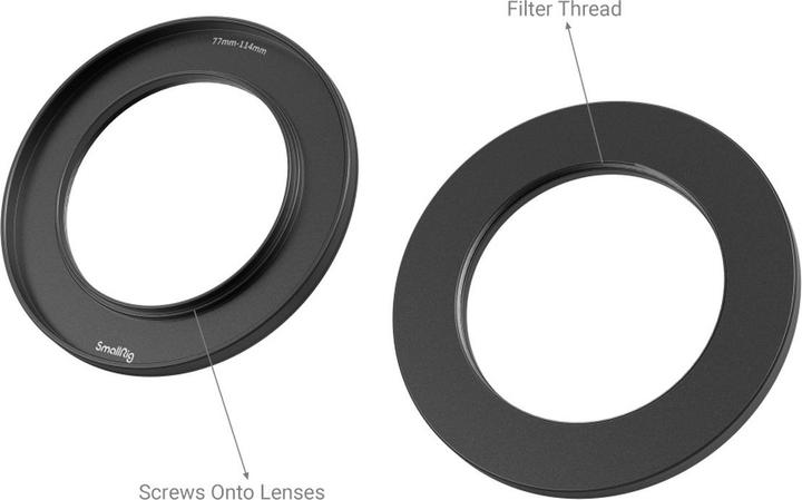 Produktbild SmallRig Screw-In Reduction Ring Set with Filter Thread (67mm/72mm/77mm/82mm/86mm-114mm) for Matte Box 2660 3