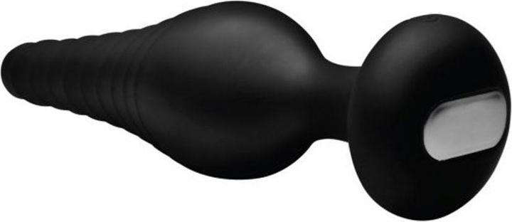 Actual product image Shots Silicone Vibrating Anal Plug with Remote Control