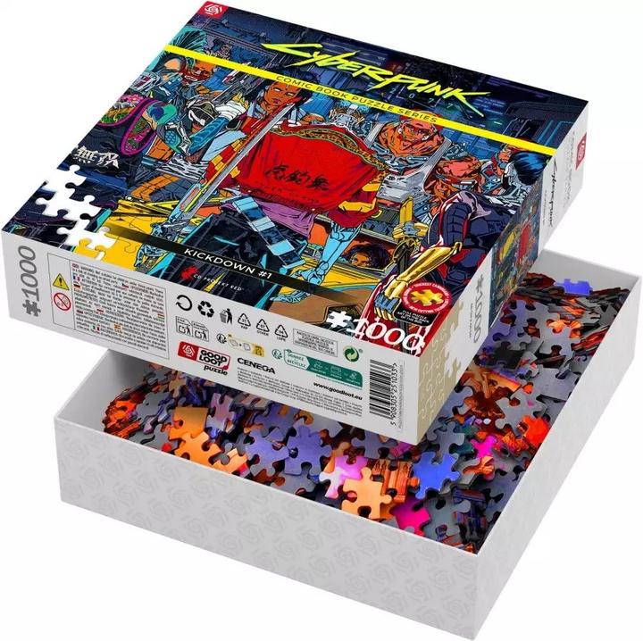 Actual product image Cenega Good Loot Comic Book Puzzle: Cyberpunk 2077 Kickdown 1000 elementów (1000 pieces)