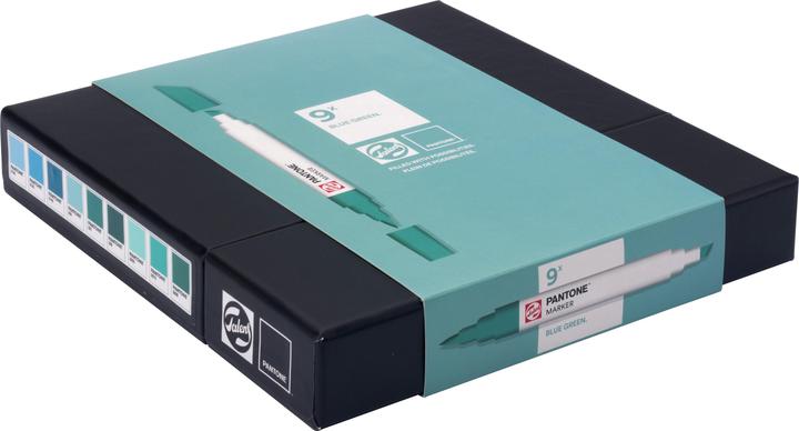 Immagine prodotto Talens Pantone Marker 9x Set Blue/Green, Strichstärke: Keine (9x)