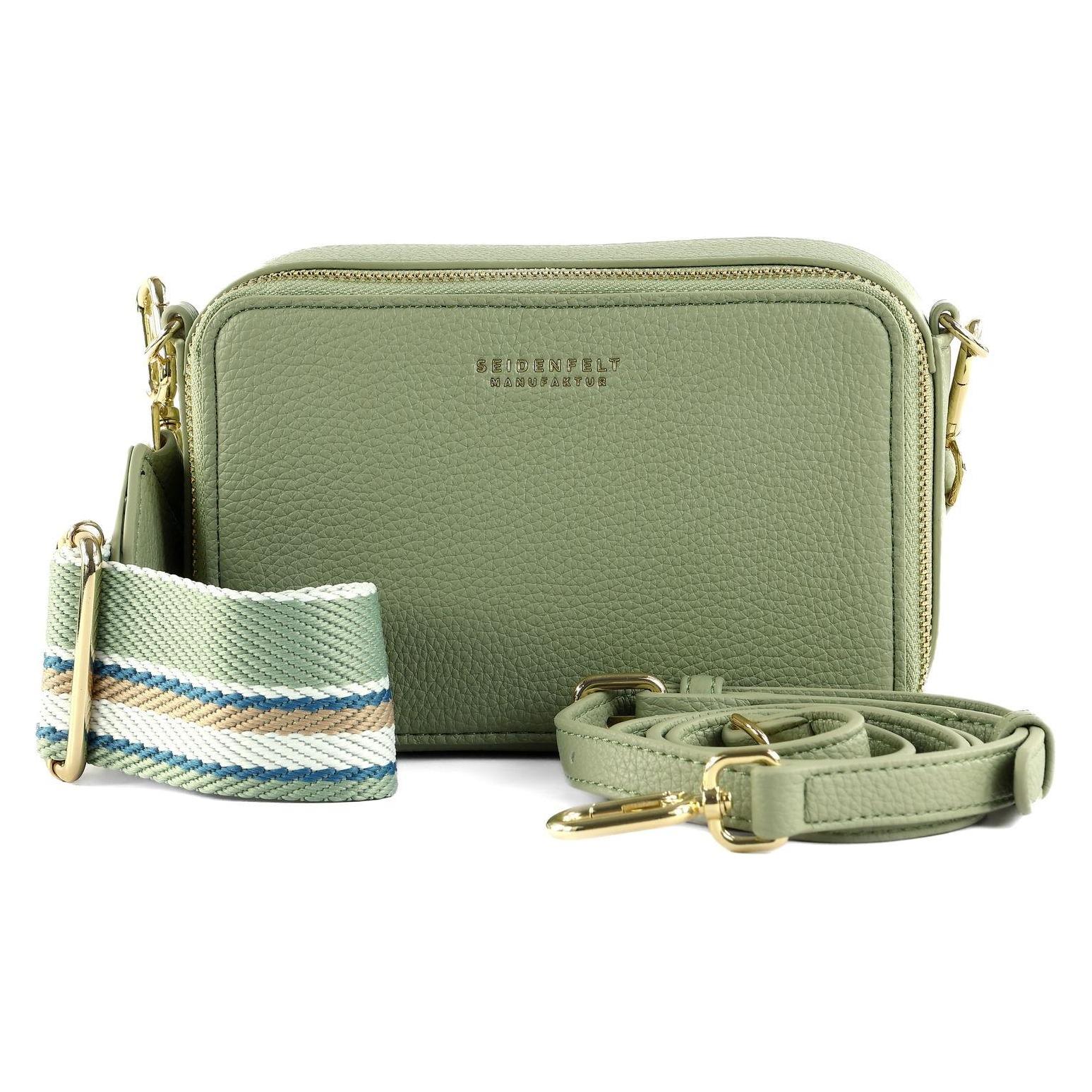 Seidenfelt, Damen, Handtasche, Falun Svedala Crossbody Bag, Gold, Grün