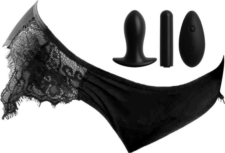 Produktbild Pipedream Hookup Panties Prinzessinnenhöschen mit Analplug, Bullet und Fernbedienun