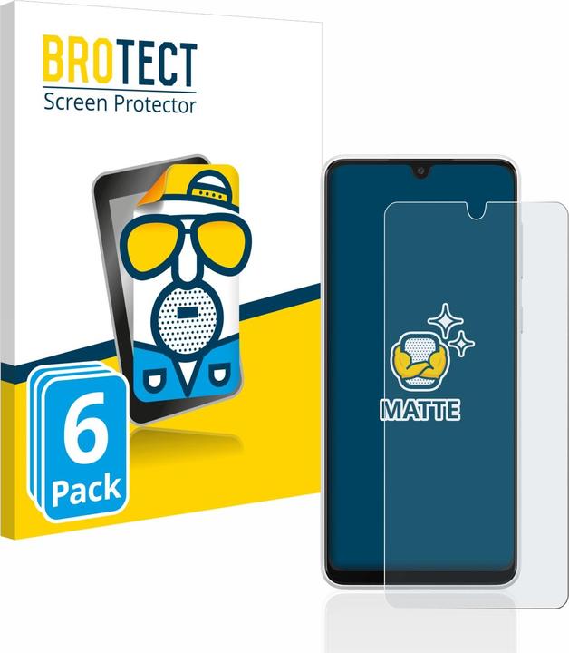 BROTECT Entspiegelungs-Schutzfolie Displayschutz Matt (6 Stück, Samsung Galaxy A33 5G)