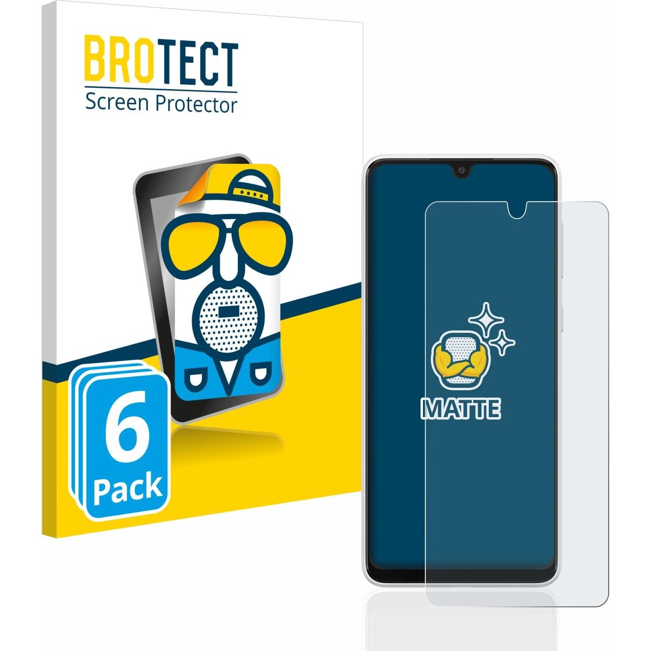 BROTECT Entspiegelungs-Schutzfolie Displayschutz Matt (6 Stück, Samsung Galaxy A33 5G), Smartphone Schutzfolie, Grau