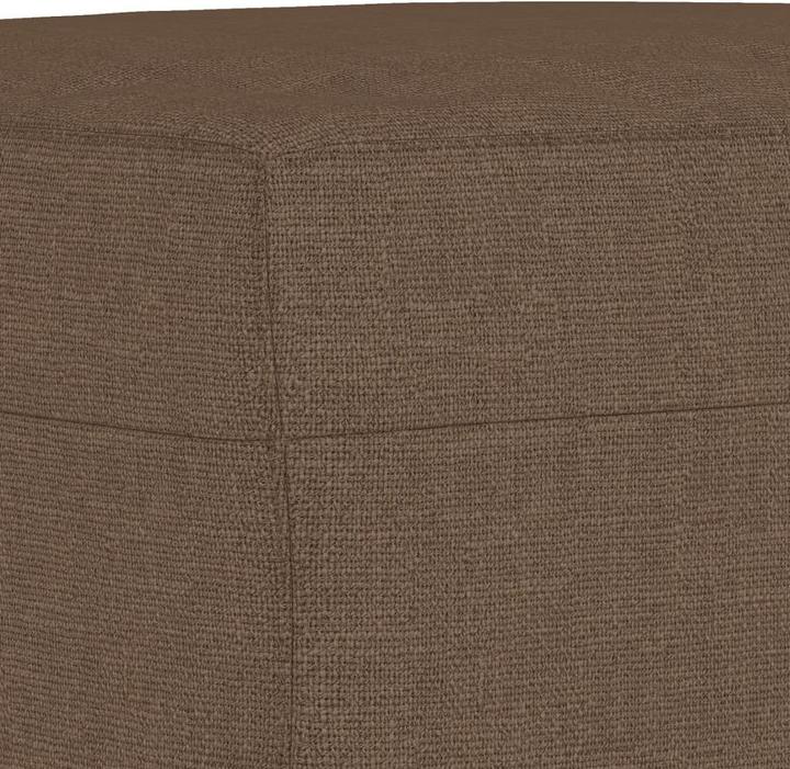 Actual product image VidaXL Sofa set Cushion Armchair Sofa Couch Design sofa 3-piece brown fabric (3-seater)