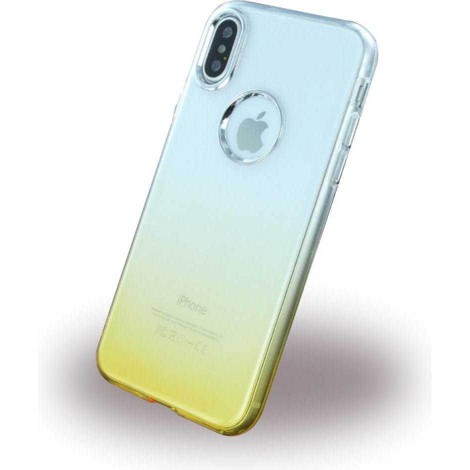 Thumbnail - cyoo Ruber Soft - Silikon Case - Apple iPhone X - Gold (Apple iPhone X), Smartphone Hülle, Gold