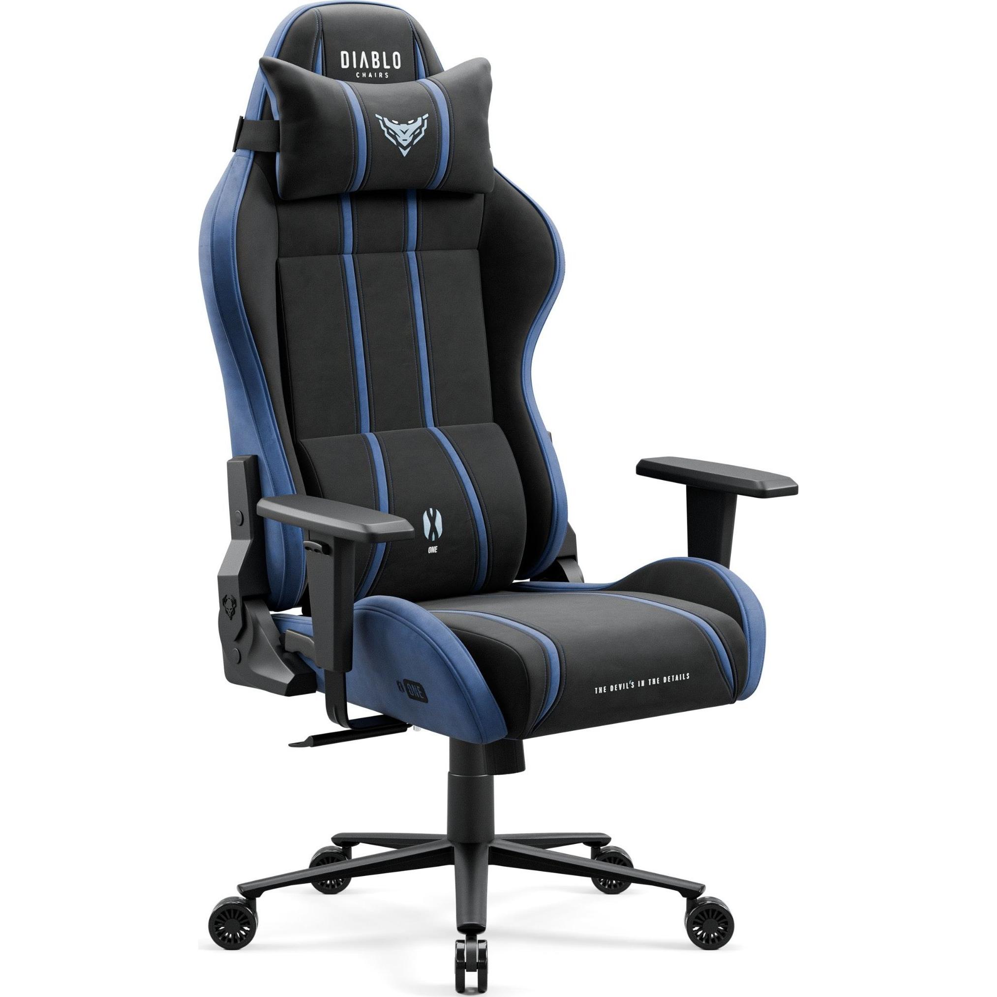 Diablo Sedie Fotel X-One 2.0 Taglia Normale Blu Notte, Sedia gaming, Blu