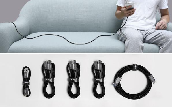 Image du produit Aukey USB-A – USB-C 5er Pack (2 m, USB 3.0)