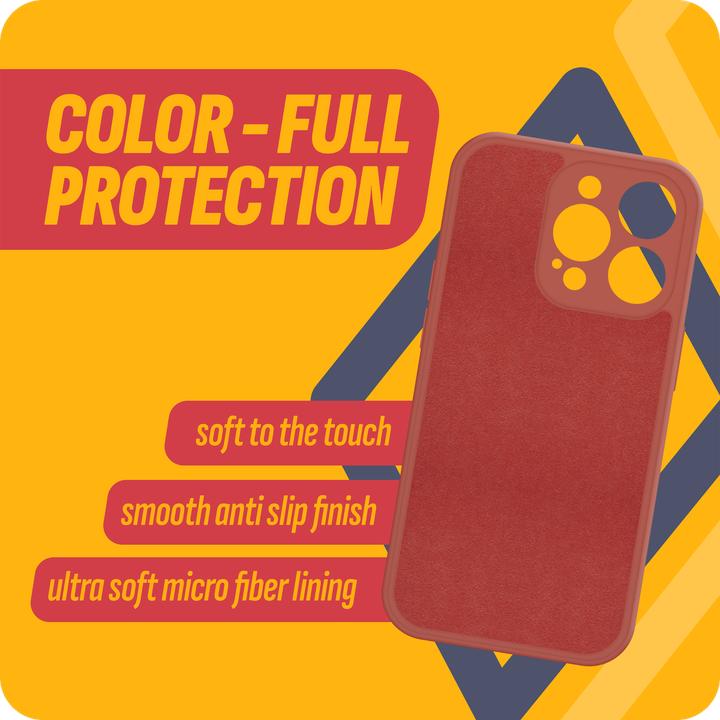 Produktbild Cazy Silikon Hülle Kompatibel mit iPhone 15 Pro - Soft TPU Schutz - (Apple iPhone 15 Pro)
