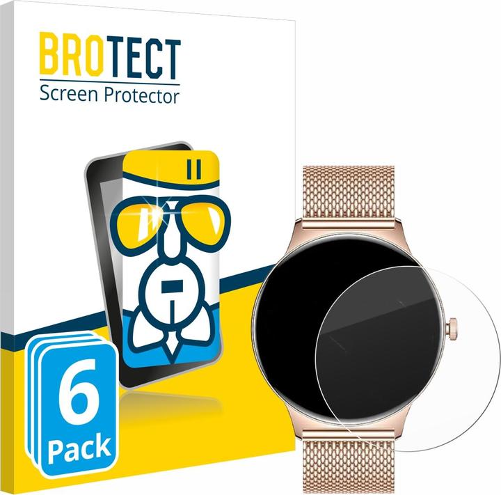 Brotect Anti-Reflet Protection D'Écran Verre Mat Pour LIGE Smartwatch 1.6" (3 Pièces) - Film Protecteur Vitre 9H