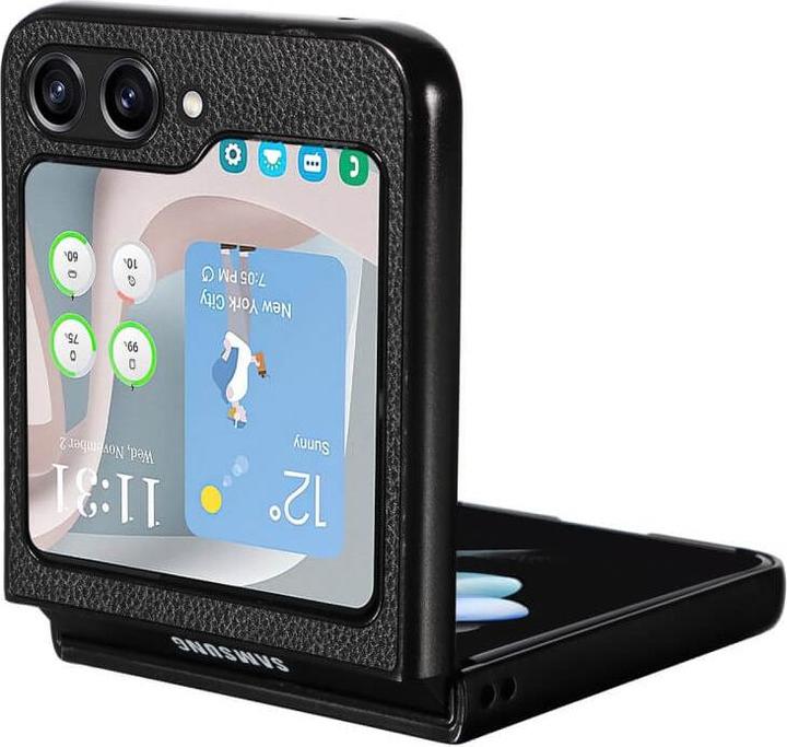 Image du produit Cover-Discount Galaxy Z Flip5 - Housse de protection hybride noire (Samsung Galaxy Z Flip5)