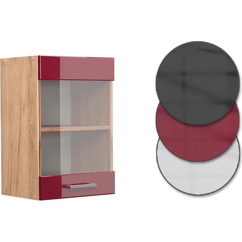 Vicco, Regal, Küchenglasschrank R-Line