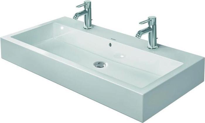 Duravit Washbasin VERO w ÜL HLB 1000x470mm 2 tap holes white (470 mm, 1000 mm)