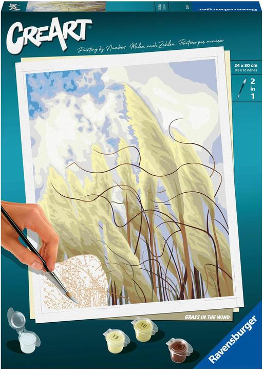 Actual product image Ravensburger CreArt Grass in the Wind