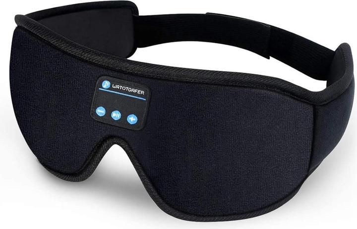 Image du produit Cbx Masque de sommeil Bluetooth avec écouteurs, écouteurs de sommeil sans fil (12 h, Sans fil)