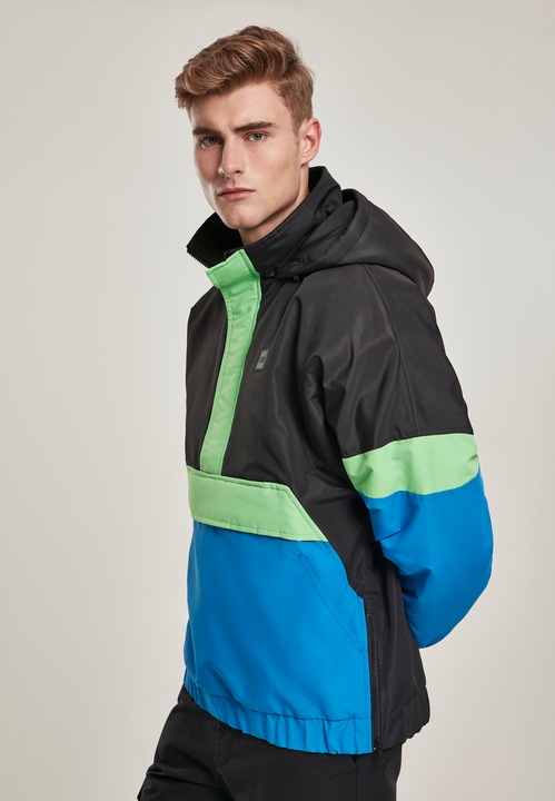 Produktbild Urban Classics 3-Tone Neon Mix Pull Over Jacket (XS)
