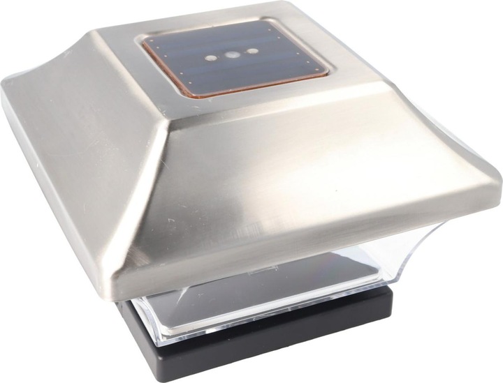 Produktbild EZ Solar Zaunpfostenleuchte Solar, Edelstahl (IP44)