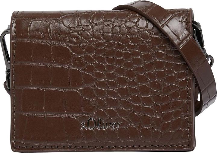 s.Oliver Portemonnaie Portemonnaie-Tasche in Kroko-Optik