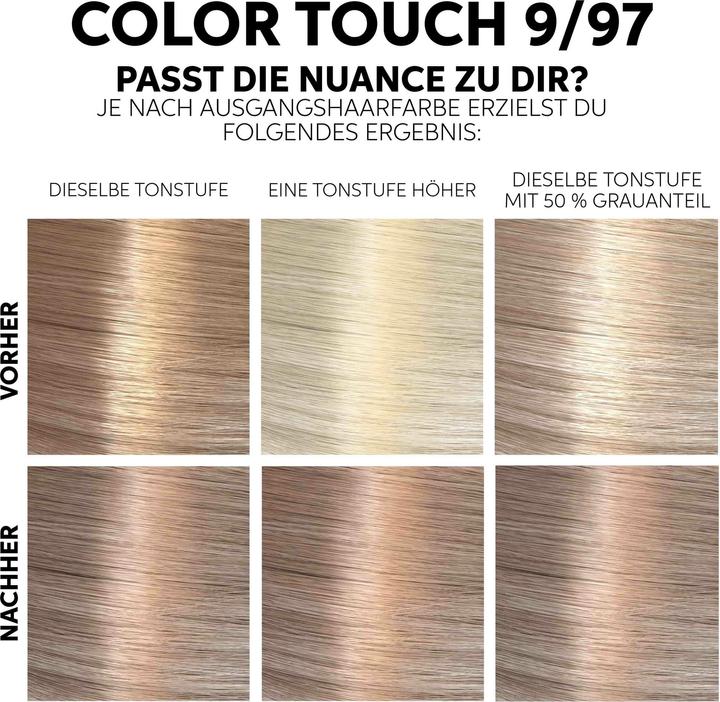 Immagine prodotto Wella Color Touch Fresh-Up-Kit (9/97 Biondo beige cool)