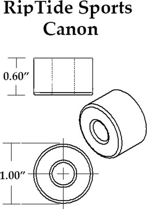Actual product image Riptide 90A Krank Canon Bushings (2Set)