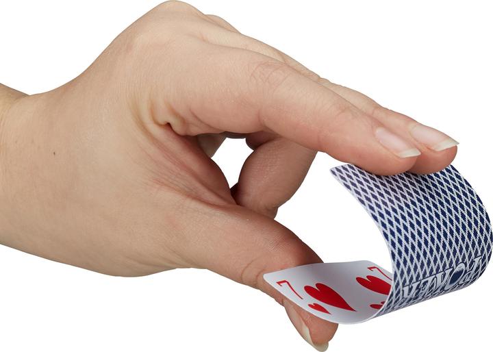 Immagine prodotto Relaxdays Carte da poker (Tedesco, Francese, Italiano, Inglese)