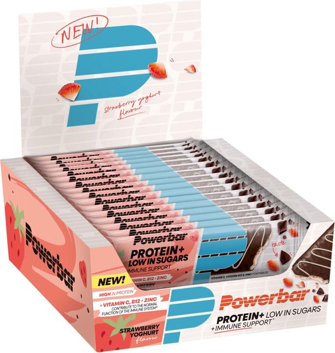 Produktbild Powerbar Protein+ Low in Sugars + Immune Support (35G) (1 Stk., 35 g)