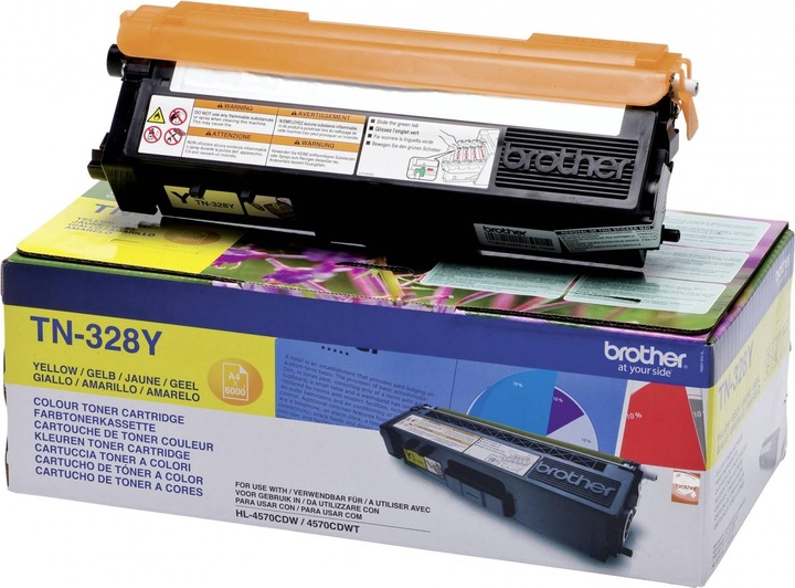 Actual product image Brother Tn-328y (Y)