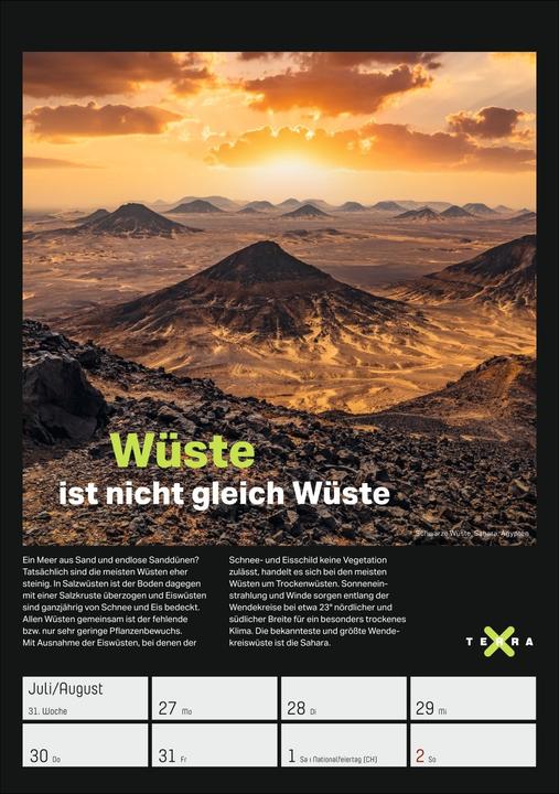 Produktbild Harenberg Terra X - Das Wunder Erde Wochenplaner 2026 (Harter Einband, Deutsch)