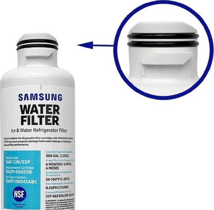 Actual product image Samsung HAF-CIN/EXP water filter (1 x)