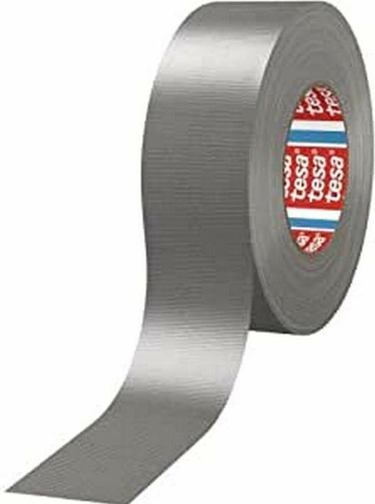 Actual product image tesa Fabric tape band® Standard 4688 silver matt length 25 m width 50 mm (50 mm)