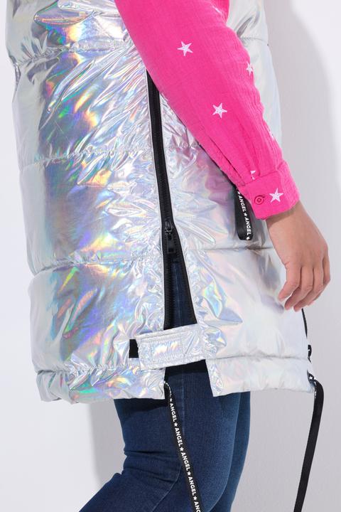 Produktbild Angel of Style Long-Steppweste, A-Linie, Kapuze (56)