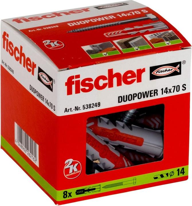 Produktbild Fischer DuoPower 14x70 S. (8 Stk.)