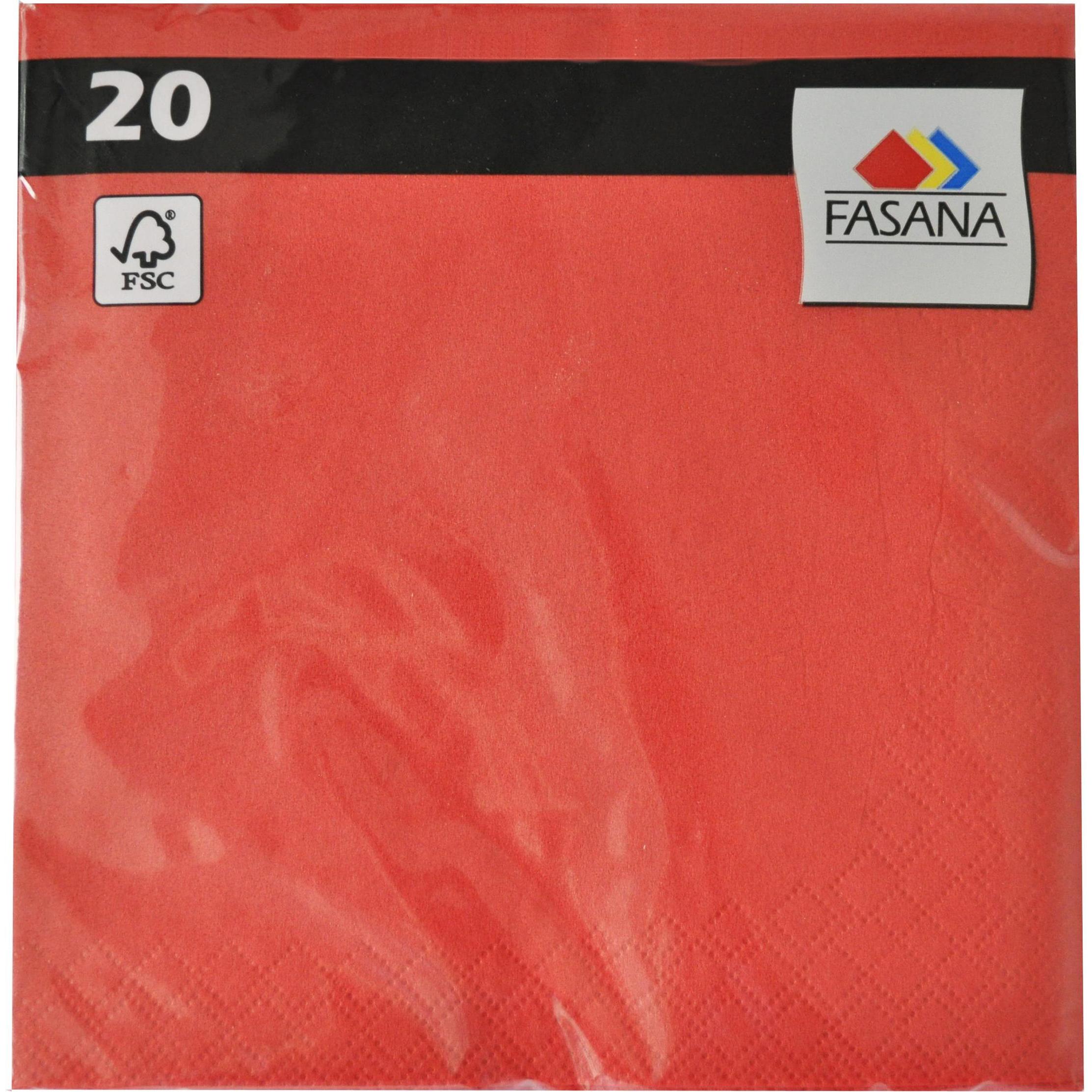 Magni, Servietten, Serviette 33x33cm uni jalapeno rot (33 x 33 cm)