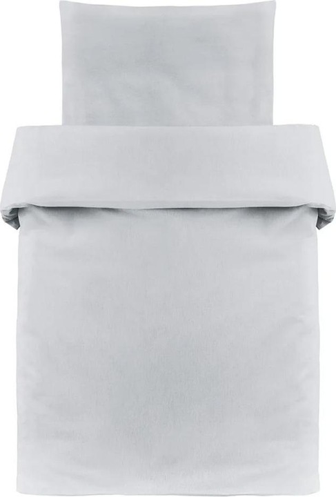 Immagine prodotto Makian Biancheria da letto per bambini e set da letto Biancheria da letto 80 x 80 cm - Uni - Grigio (80 x 80 cm, 35 x 40 cm)
