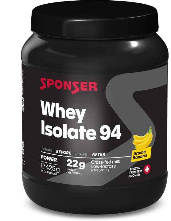 Immagine prodotto Sponser Isolato di siero di latte 94 (425 g, 1x, Banana)