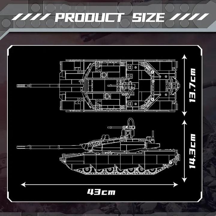 Image du produit Mould King ABRAMS-X Panzer