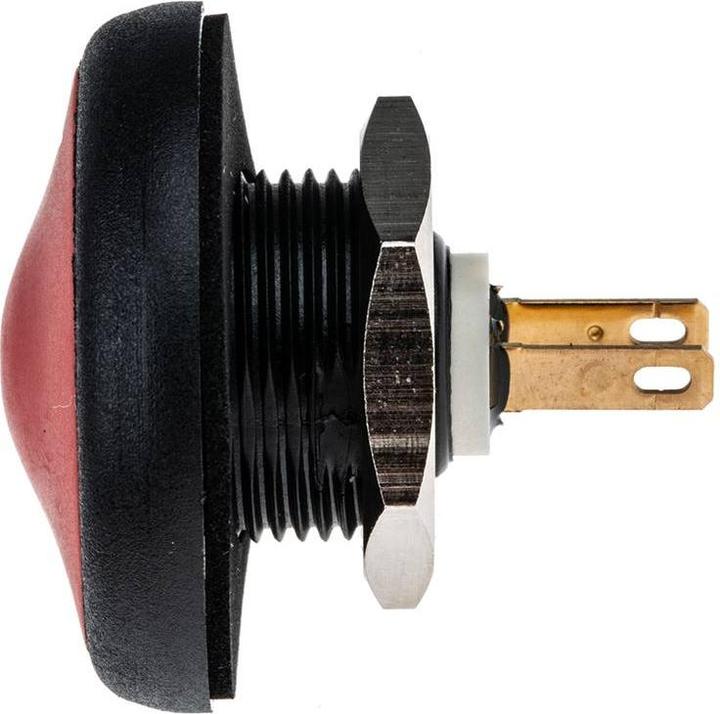 Actual product image APEM Mom Pushbutton Switch Red To Screw-Ip67